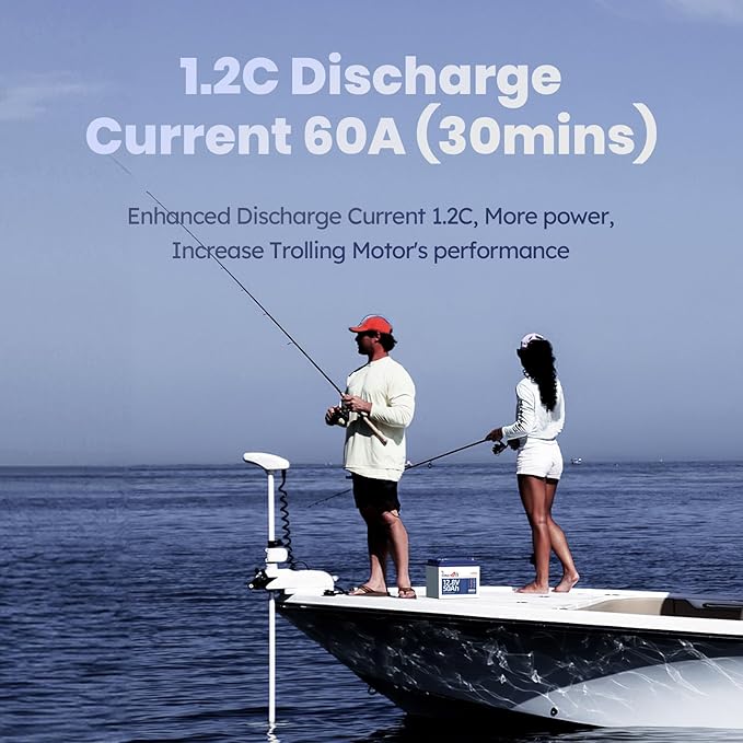 12V 50Ah Trolling Motor LiFePO4 Lithium Battery - Image 6