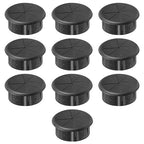 2" Black Desk Grommet, JTemgle Flexible Cable Grommet Rubber Cable Hole Cover by JTemgle