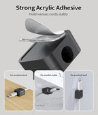 9 Pack Magnetic Cable Clips Cord Organizer, Desk Cable Management Accessories - Image 6