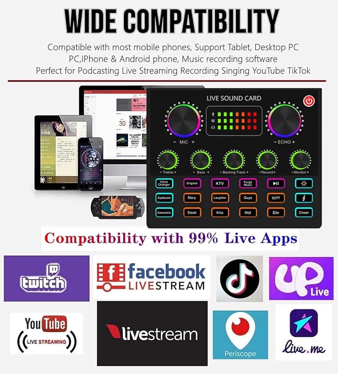 sktome Podcast Equipment Bundle, V8max Voice Changer - Image 8
