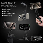 Magnetic Pocket Phone Tripod Foldable Compatible - Image 7