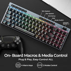 RGB Mechanical GamingKeyboard, 78 Keys Hot-Swap Mechanical Keyboard - Image 5