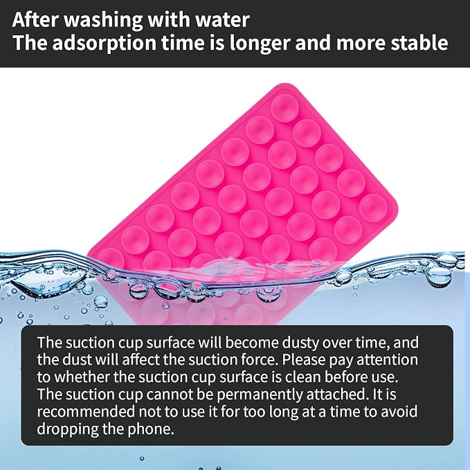2 Pack Silicone Double-Sided Suction Grip – 40 Cups per Side, Strong Hold - Image 6