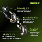 Shure SE215 PRO Wired Earbuds, Professional Sound Isolating Earphones - Image 4