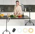 LUXSURE Ring Light Tripod for iPhone, Overhead Camera Mount by LUXSURE