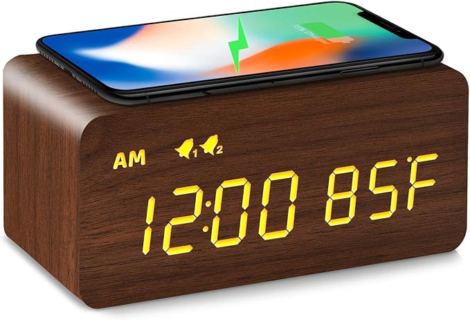 MOSITO Digital Wooden Alarm Clock by MOSITO