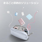 tomtoc Electronics Organizer Travel Case Performance, Water Resistant Bag Cable - Image 8