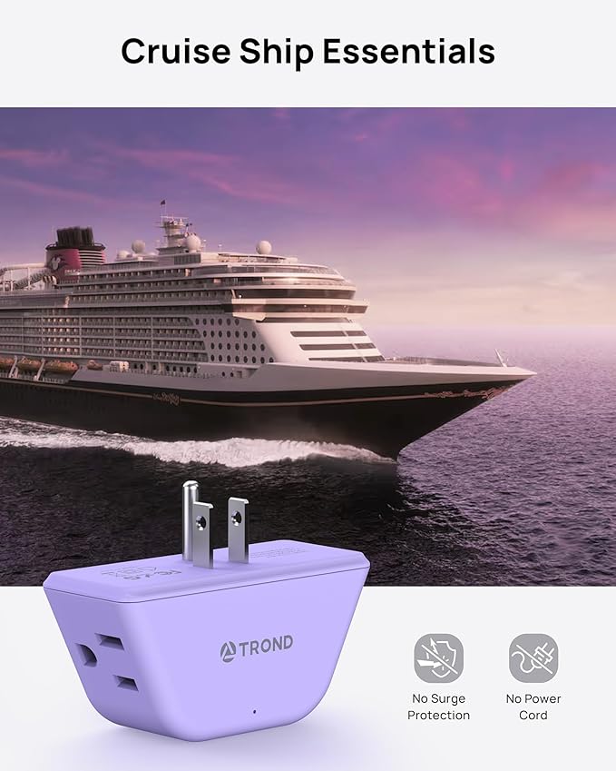 TROND Purple Outlet Extender - Image 5