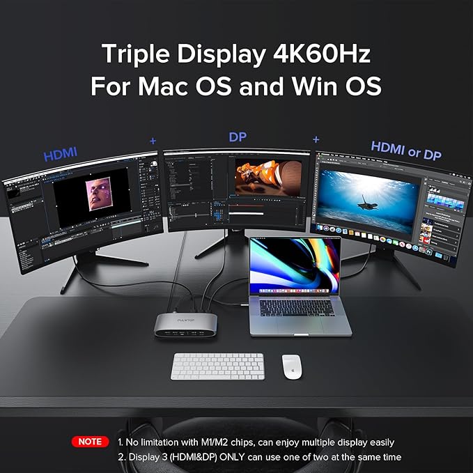 Displaylink Docking Station, Triple Display DisplayLink Dock - Image 9