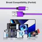 Elebase for iPhone 16 Pro Max Car Charger Cable 1.5/3.3/6.6FT 3 Pack, Type C - Image 7