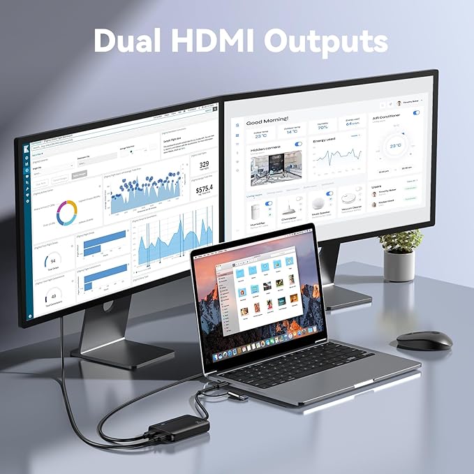 USB 3.0 Hub to Dual HDMI Adapter - Image 4
