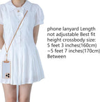 Cell Phone Lanyard Detachable Phone Chain Strap Leather 2-in-1 anti theft phone - Image 2