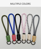 Handmade Cowhide Leather Phone Wrist Strap, Universal Adjustable Key Lanyard - Image 3