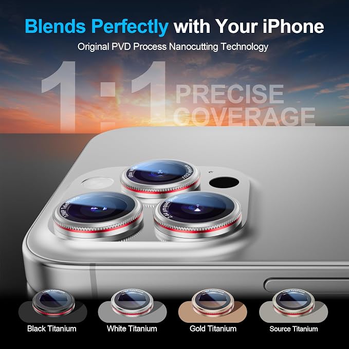 X-it 2 Pack Camera Lens Protector, Shatterproof Protection Anti-Scratch Ultra - Image 4