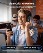Hybrid Active Noise Cancelling Headphones 120H Playtime Wireless Headphones - Image 5