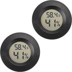 Mini Hygrometer Thermometer Digital Humidity Meter Indoor/Outdoor Humidity by SerundoAuto