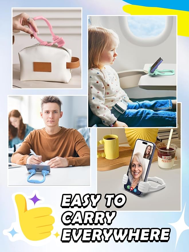 Dad Gifts for Fathers Day from Daughter Son Cell Phone Stand: 4 Pack UPGRADE - Image 6