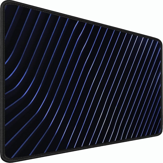 Gaming Mouse Pad, 31.5x15.7 inch Large Extended Computer Keyboard Mouse Mat by Naukay