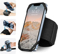 3in1 Running Sports Armband+Wristband+Bicycle Phone Holder, 360° Rotation & by HLOMOM