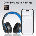 TUINYO Bluetooth Headphones Wireless, Over Ear Stereo Wireless Headset 40H - Image 4
