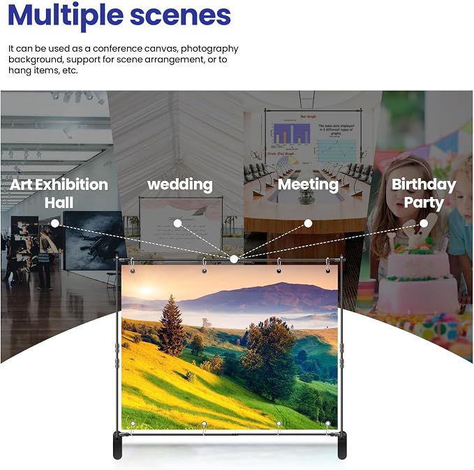 Jiang&Rong 10x8ft Photo Backdrop Stand Kit - Image 7