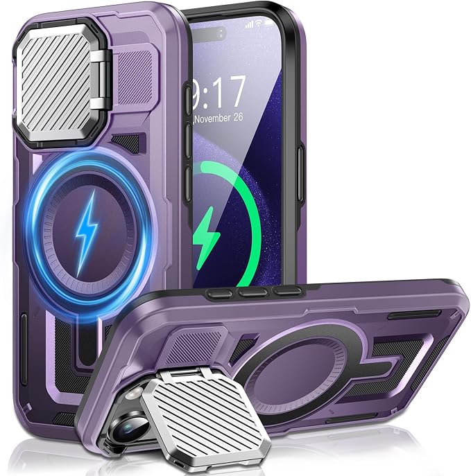 Camera Stand Case for iPhone 15 Pro Max, 2024 Version Military Grade Protective by Unknown