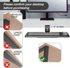 Large Under Desk Rotatable Computer Keyboard and Mouse Tray, Extra Sturdy Desk - Image 7