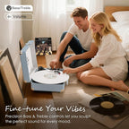 VINYLS LINK Vinyl Record Player Bluetooth, 3-Speed Turntable Vinyl Player - Image 4