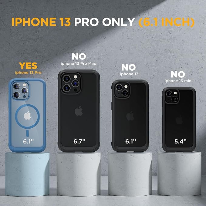 Miracase Magnetic Glass for iPhone 13 Pro Case, Compatible - Image 2
