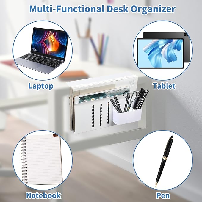 Desk Side Storage, Side Desk Laptop Holder - Image 3