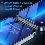 Uyiton Anti-Blue Light for iPhone 14 Plus/iPhone 13 Pro Max Screen Protector - Image 7