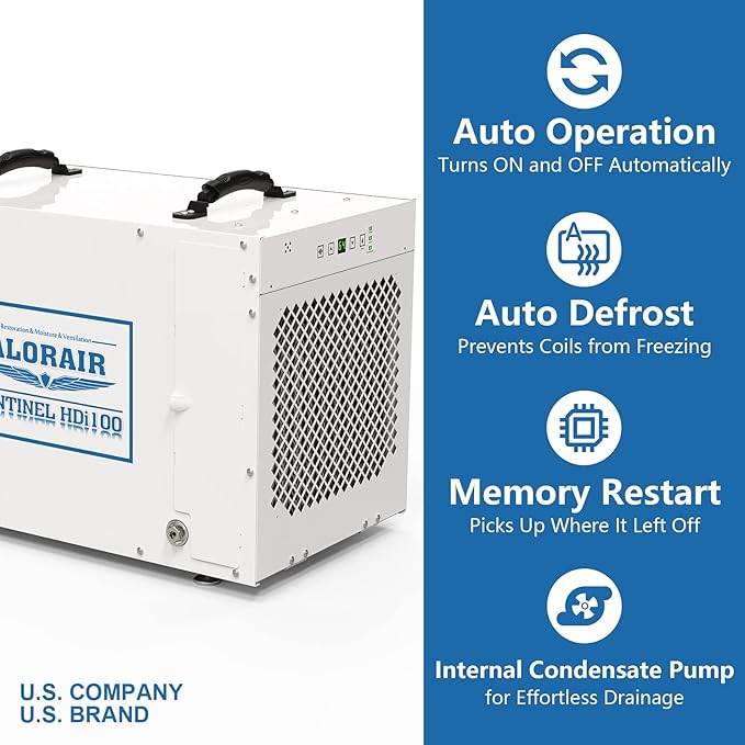ALORAIR Sentinel HDi100 Commercial Dehumidifier - Image 3
