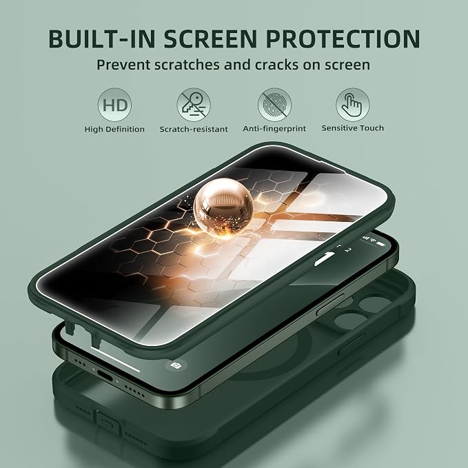 BERFY Magnetic for iPhone 13 Pro Max Case, Compatible - Image 3
