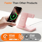 2025 3 in 1 Wireless Charger for iPhone 16 15 14 13 12 11 XR 8, Apple Charging - Image 2