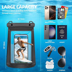 Large Waterproof Phone Pouch，Double Sealing Floating Waterproof Bag Cell Phone - Image 6