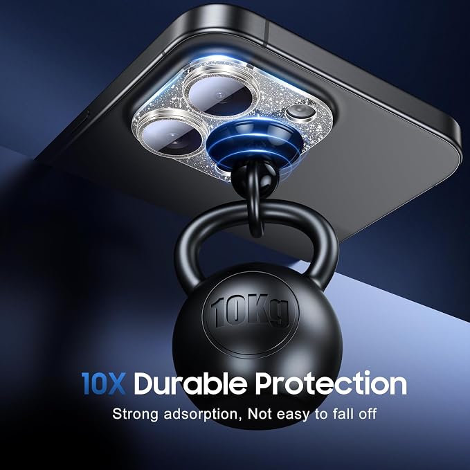 UniqueMe for 3 Pack iPhone 16 Pro/iPhone 16 Pro Max Camera Lens Protector - Image 2