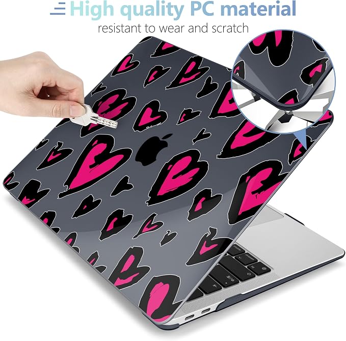MEEgoodo for MacBook Air 13 inch Case 2021 2020 2019 2018 Released A2337 M1 - Image 3