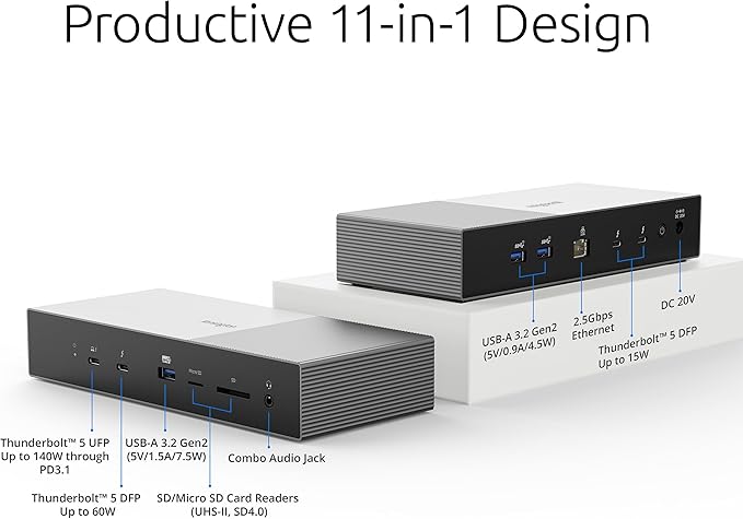 Kensington SD5000T5 Thunderbolt 5 Docking Station – Dual Display - Image 6