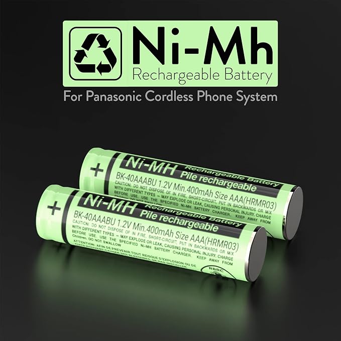 RocketBus 2 BK-40AAABU Replacement 1.2V 400mAh Battery Packs - Image 3