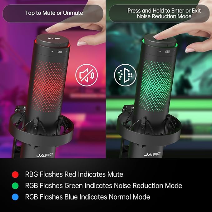 JARO USB Multi-Polar Pattern Condenser Microphone - Image 3