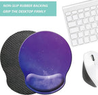 Mouse Pad with Wrist Support, Ergonomic Mouse Pad with Memory Foam Wrist Rest - Image 4