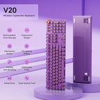 EWEADN V20 Typewriter Keyboard Wireless, 104 Keys Typewriter Style Mechanical - Image 2