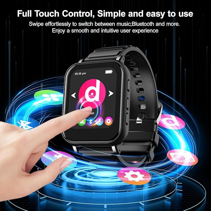 MP3 Player with Bluetooth 5.0, 32GB Touchscreen Music Player with Detachable - Image 4