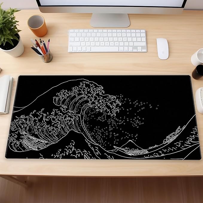 Japanese Great Wave Off Kanagawa Gaming Mouse Pad - Image 6