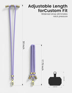 Cell Phone Lanyard, Adjustable Crossbody Cell Phone Lanyard, Adjustable Anti - Image 6
