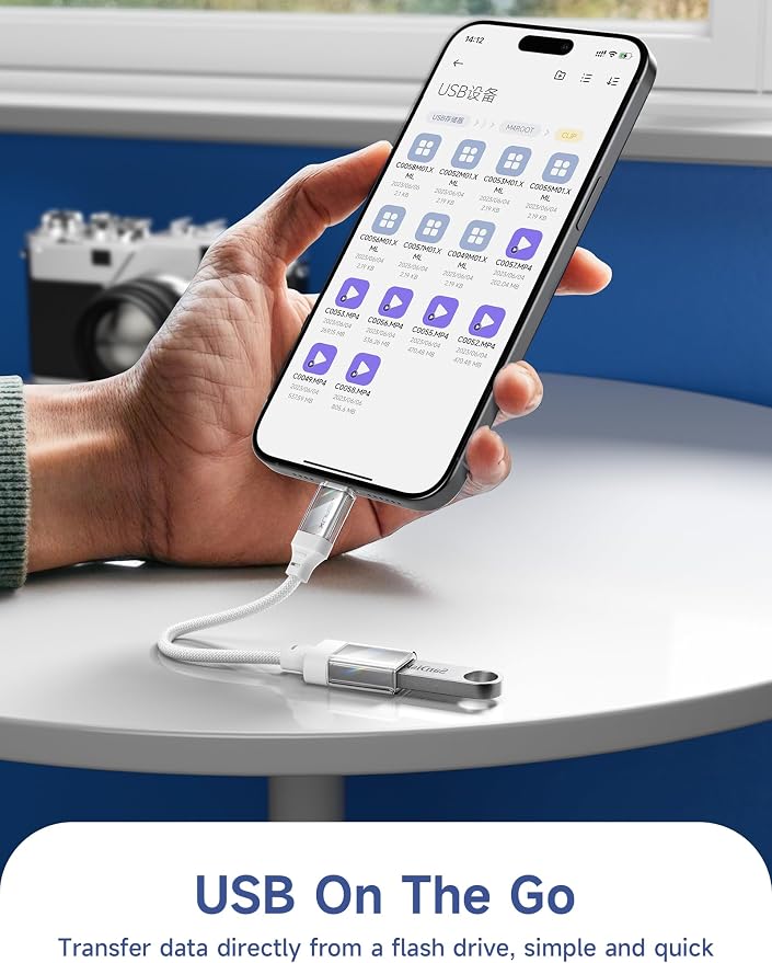 JSAUX USB to USB C Adapter, USBC OTG Adapter Compatible - Image 3