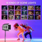 GVM 65W RGB Video Light with Softbox, 1300D LED Video Lighting Kit, - Image 4