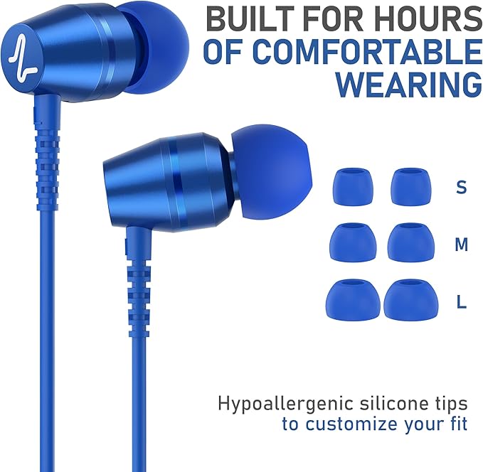 LUDOS OMNITONE Wired Earbuds in-Ear Headphones, 5 Years Warranty, Earphones - Image 6