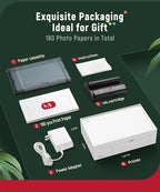 Liene M100 4x6'' Photo Printer Bundle, Wi-Fi Picture Printer - Image 8