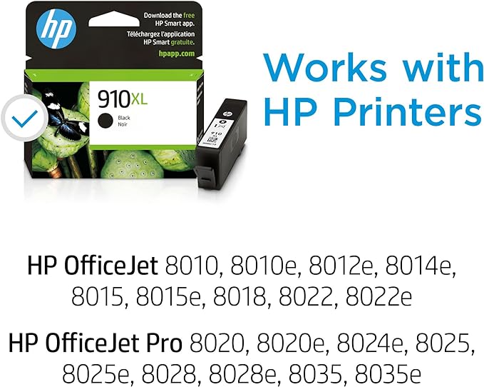 HP 910XL Black High-yield Ink Cartridge - Image 2